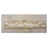 Wood Sign