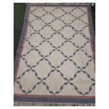 Hand woven rug, 4 x 6