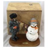 Clothique Norman Rockwell figure w/ box