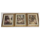 Set of 3 framed prints
