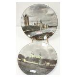2 Royal Doulton scenery plates