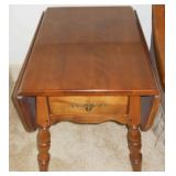 One Drawer Drop side end table