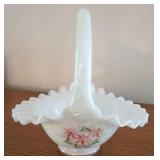 Fenton Opalescent Basket