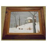 Oil on Canvas- signed