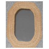 Wicker Frame Mirror