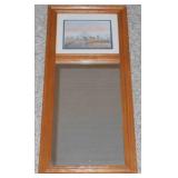 Framed Print w/ mirror