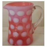 Fenton Coin Dot Pitcher