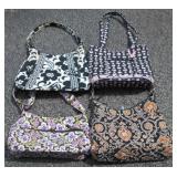 Lot of 4 Vera Bradley Purses