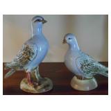 Pair of Ceramic Bird figures