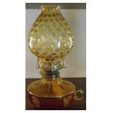Amber Coin dot oil lamp