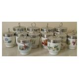12pc Royal Worcester Egg Coddler Set