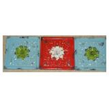 3pc Metal wall hanging set