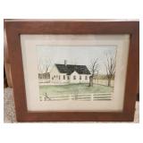 Framed Print pencil signed