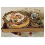 Tray lot of assorted items