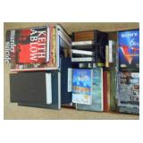 2 tray lots of assorted books & more