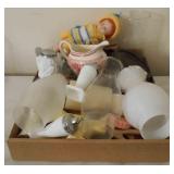 Tray lot of assorted items