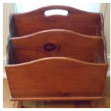 Wood Magazine Stand