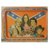 The Dukes of Hazard Metal TV tray