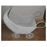 Wicker Doll Carriage