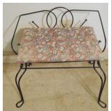 Metal Vanity Bench seat