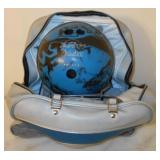 Vintage AMF Bowling ball in bag