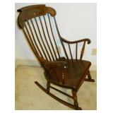 S. Bent Bros Wood Rocking Chair