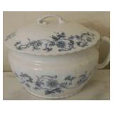 Blue & White dish w/ lid