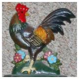 Cast Iron Rooster Door Stop