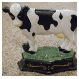 Cast Iron Cow Door Stop
