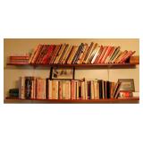 2-shelf lots of assorted books