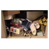 Cabinet lot of assorted items