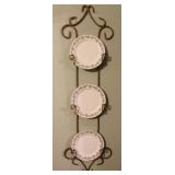 Metal Plate Hanger w/ pc plate set