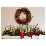 Lot of Christmas decorations