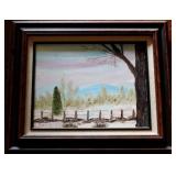 Oil on canvas- signed