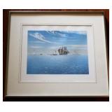 Framed print- signed