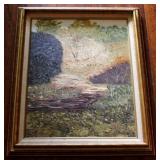 Oil on canvas- signed
