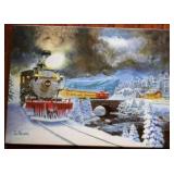 Oil on canvas- signed