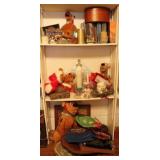 3 shelf lots of assorted items
