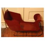 Metal Sleigh Decoration