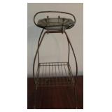 Vintage Metal ashtray stand