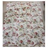 Waverly Twin Quilt w/ pillow sham- AS IS