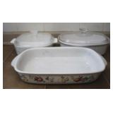 3 pc Corningware Dishes