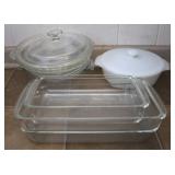 Lot of Assorted Pyrex Dishes