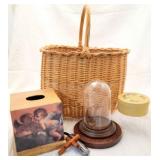Lot of Assorted Items to include Basket
