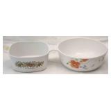 Lot of 2 Corningware Bowls