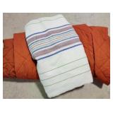 Lot of 2 misc bedspreads