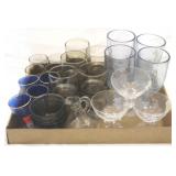 Tray Lot of Assorted Glass Items