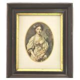 Walnut Shadowbox Framed Print