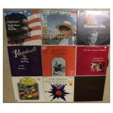 Vintage group record albums