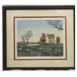 Mark Sheldon Framed Lithograph - signed